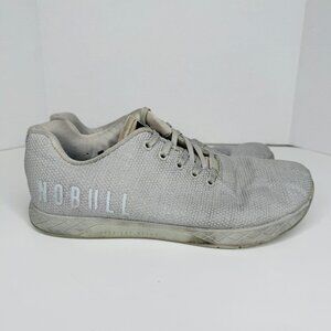 No Bull Outwork SuperFabric Light Gray Textured Sneakers Mens 11 Lace Up Trainer